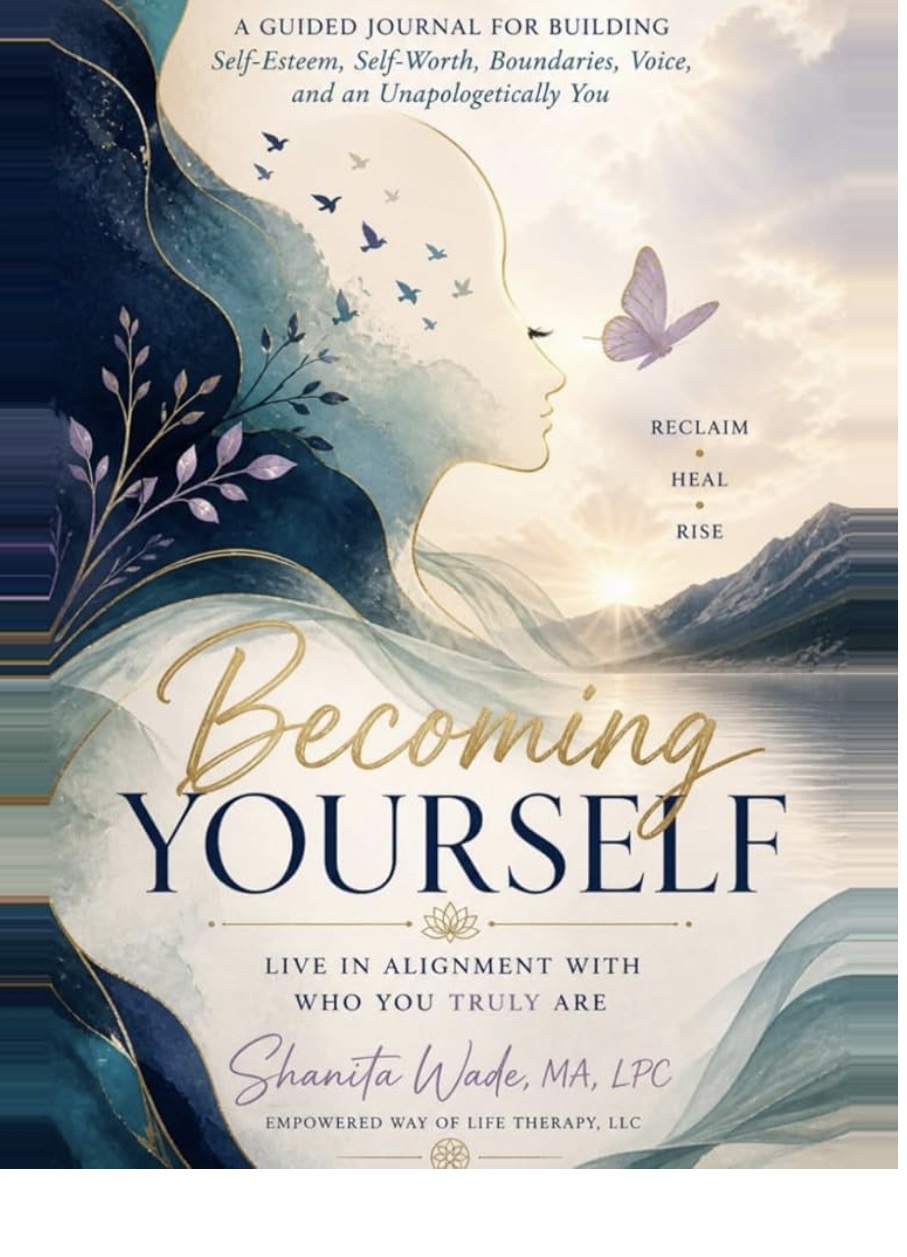 Becoming Yourself, a guided journal for building self-esteem, boundaries, and voice